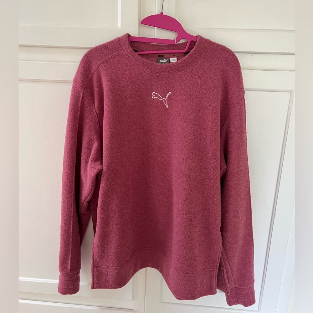 Puma Pink Women’s Pullover Sweatshirt Size XL